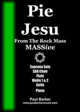 Pie Jesu Three-Part Mixed choral sheet music cover